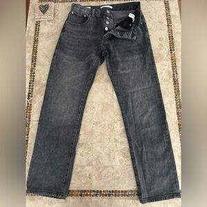 PacSun Button‎ Fly Vintage Loose Fit Mens Jeans Color Black Size 28x30